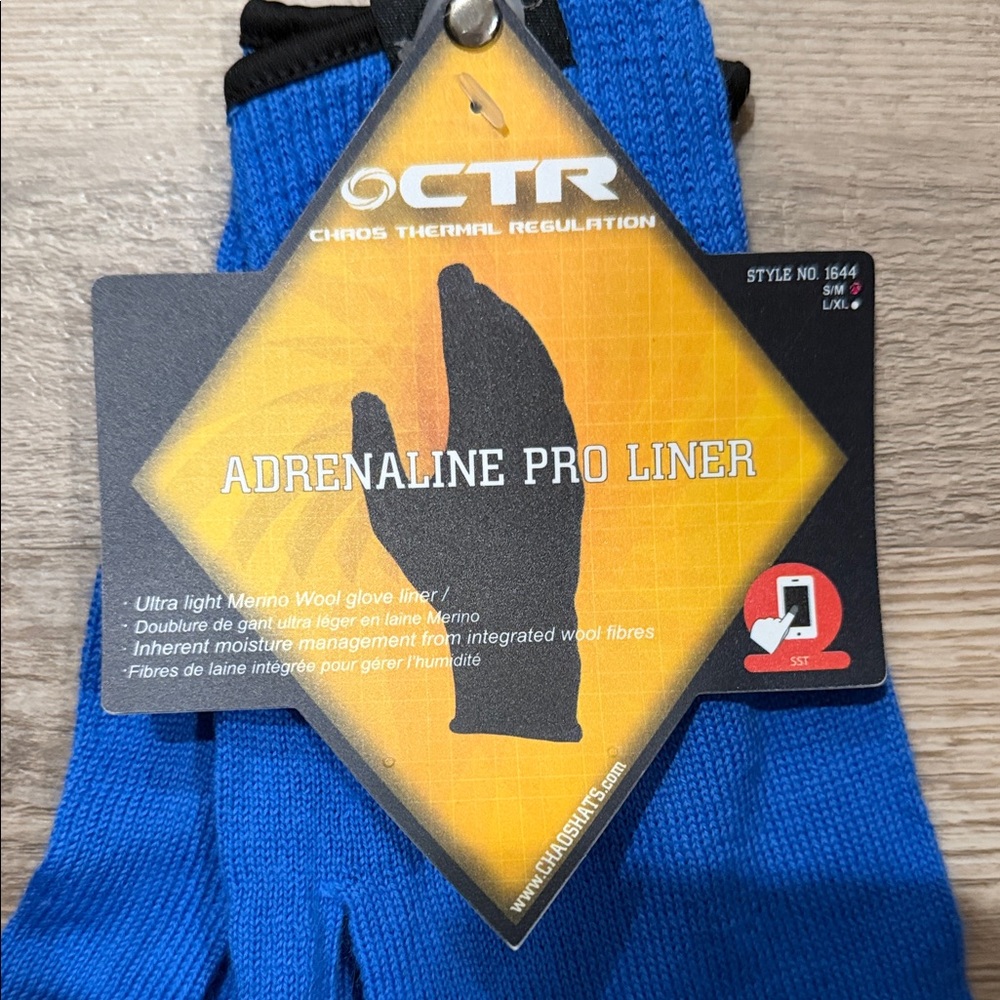 Pro Liner Thermal Blue Gloves